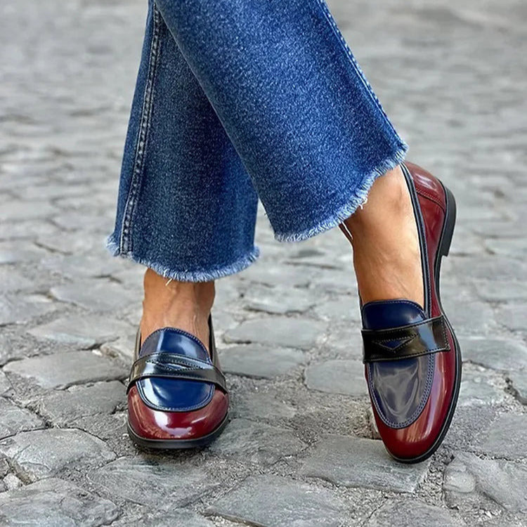 Comfortable Bordeaux Loafers for Women