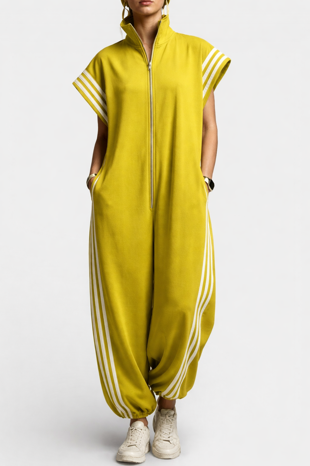 Comfortable Jumpsuit for Women with Sleeveless Casual Style