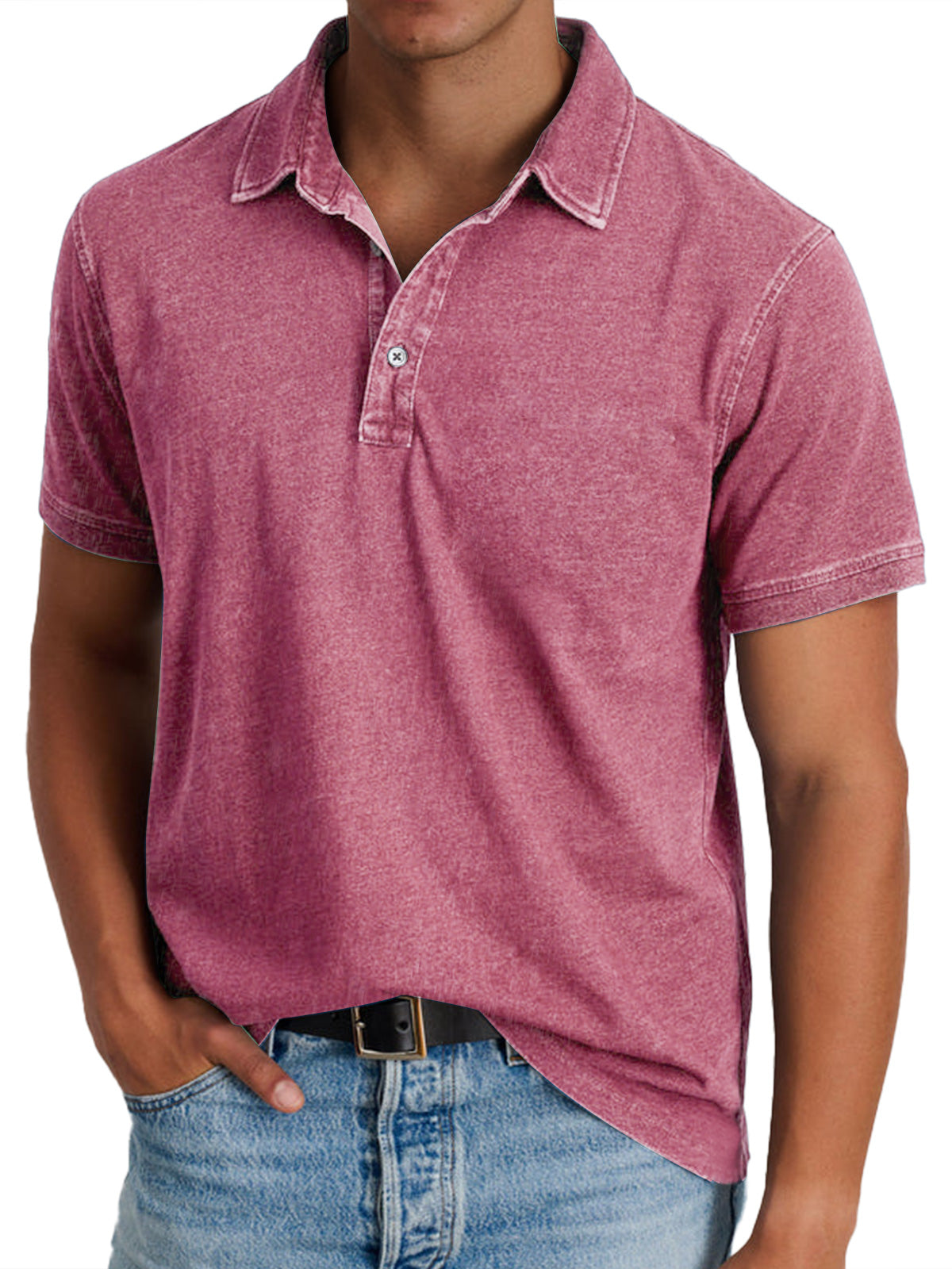 Stylish Flowy Polo Shirt for Men