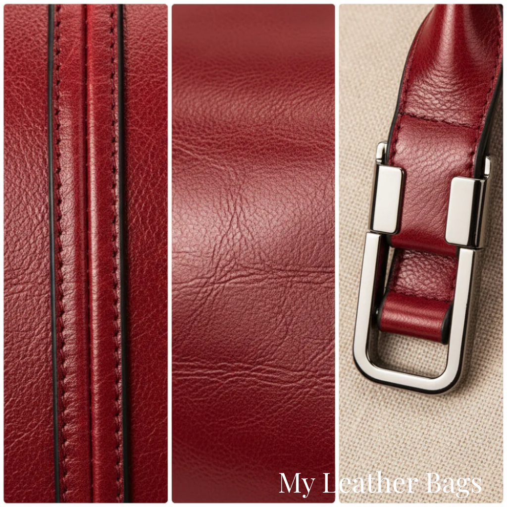 Elegant Red Handbag for Women with Luxury Carryall Design