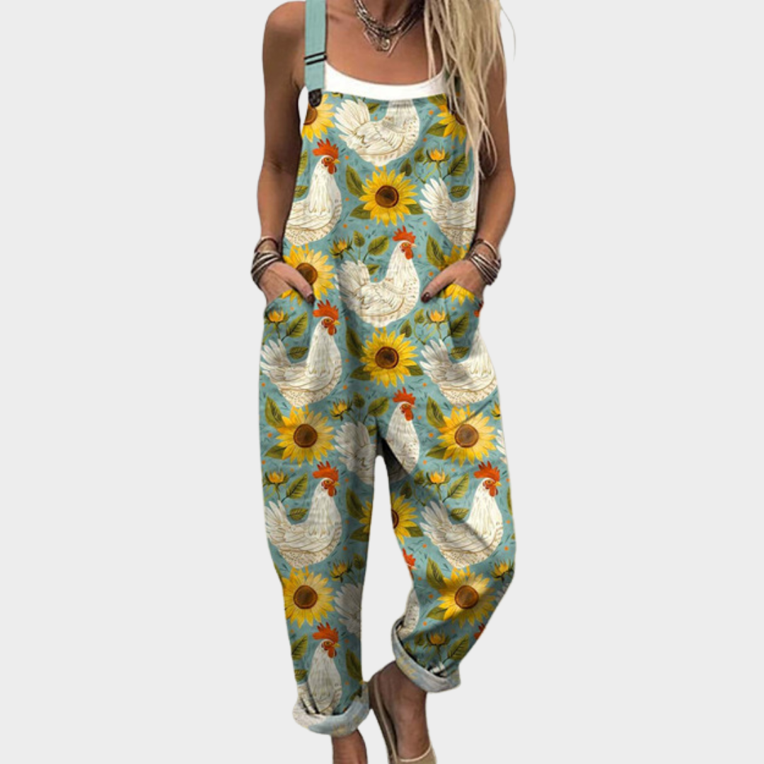 Comfortable Floral Jumpsuit for Women