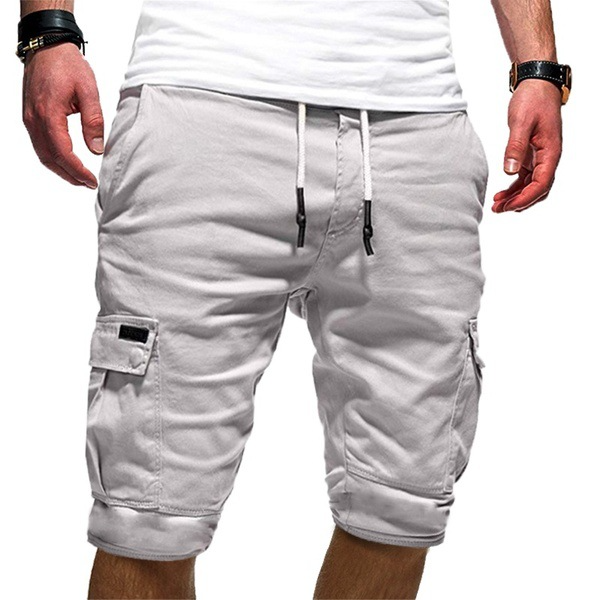 Stylish Flowy Cargo Shorts for Men with Pockets Casual Style