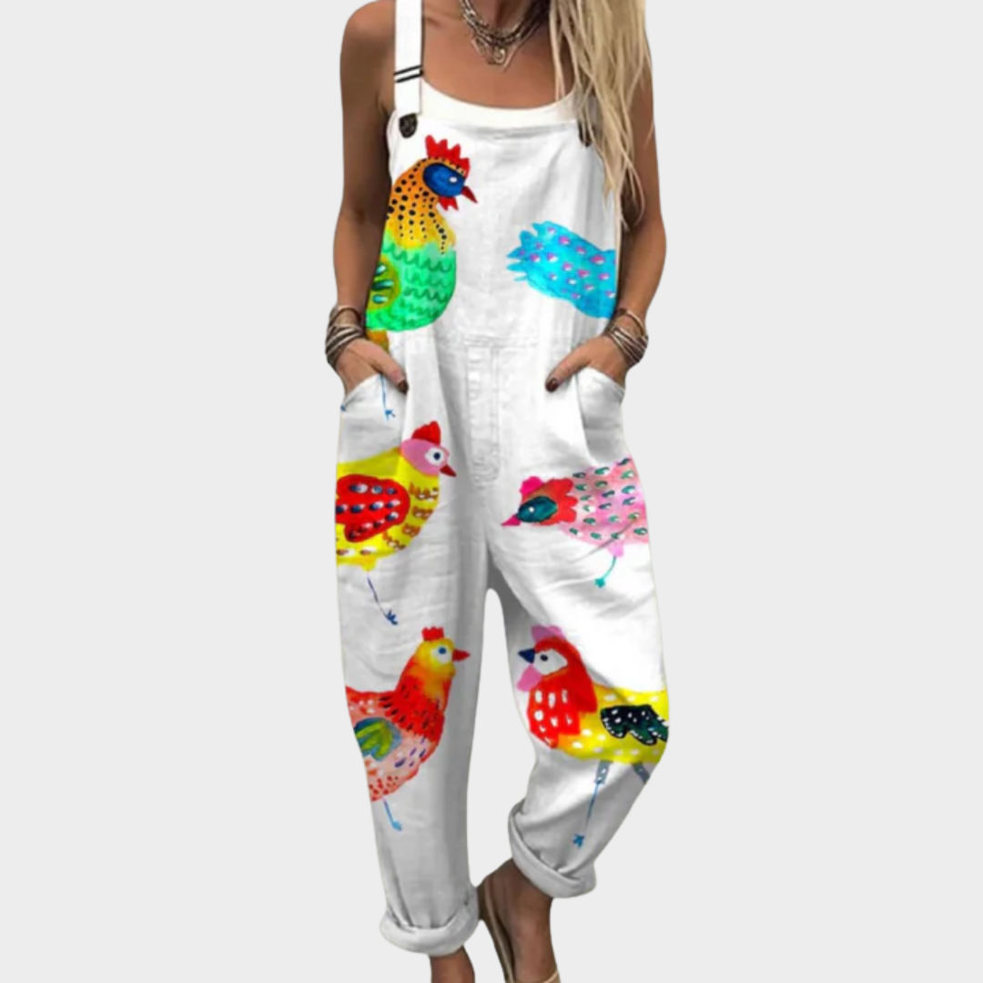 Effortless Multicolored Jumpsuit for Women