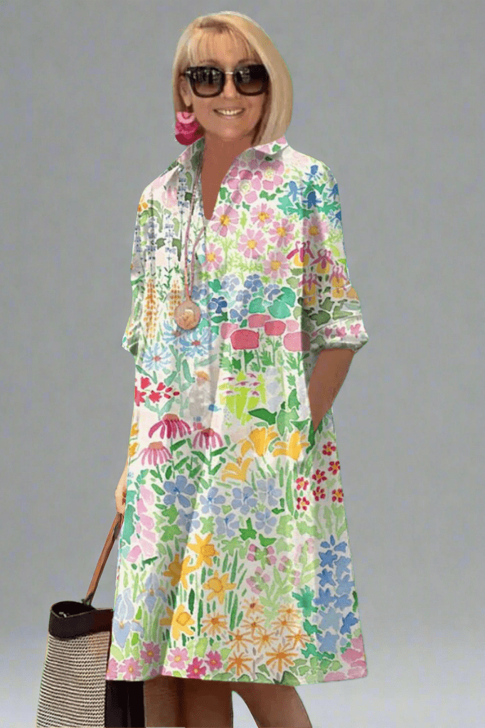Elegant Floral Evening Dress for Women Formal Wedding Guest Style