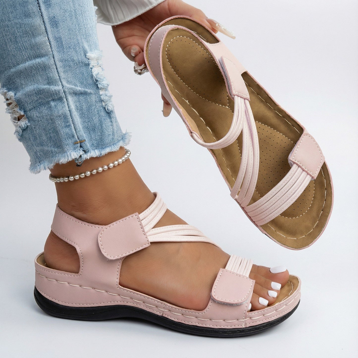 Comfortable Orthopedic Sandals for Women with Cushioned Breathable Style