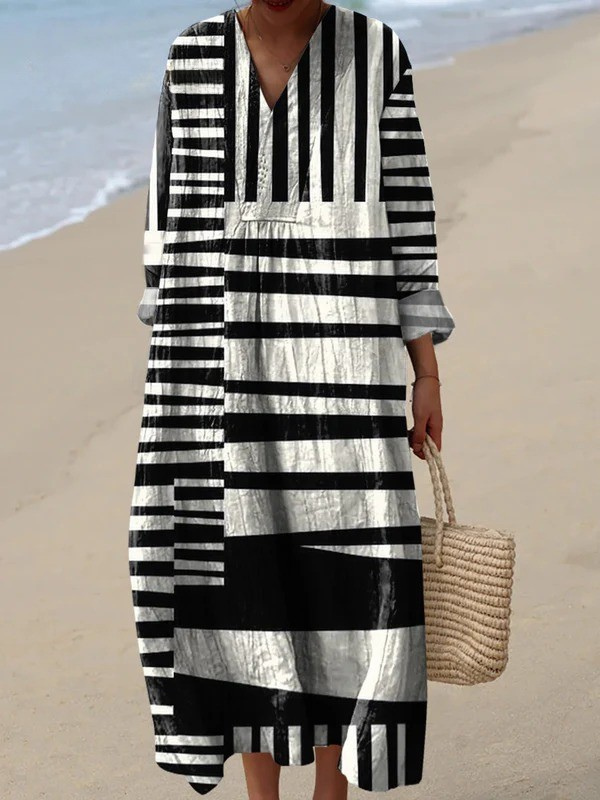 Effortless Dress for Women with Long Sleeve