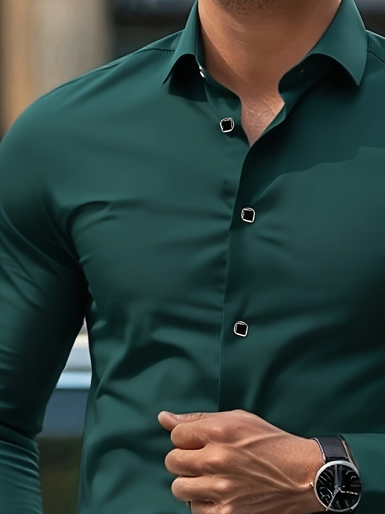 Effortless Light Grey Shirt for Men