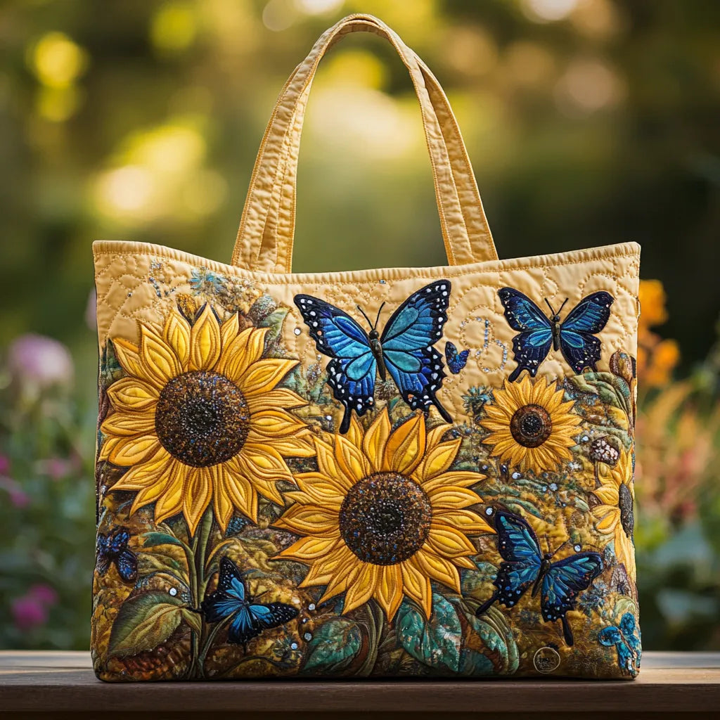 Stylish Tote Bag for Women with Multicolor Sunflower Design