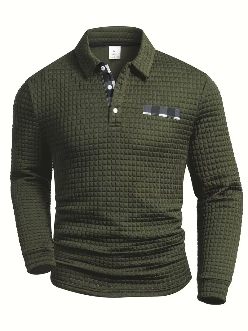 Stylish Plaid Button Down Shirt for Men