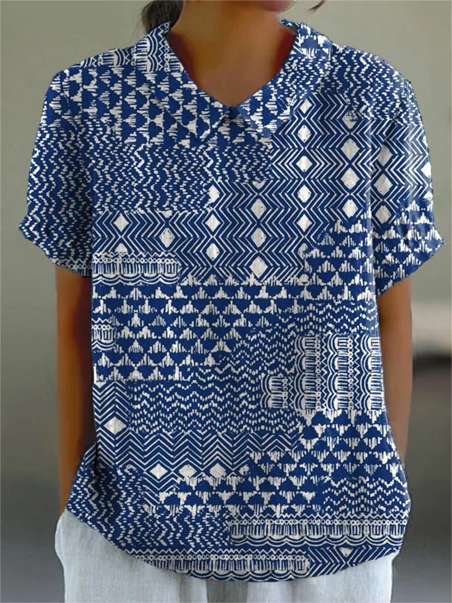 Elegant Blue Blouse for Women
