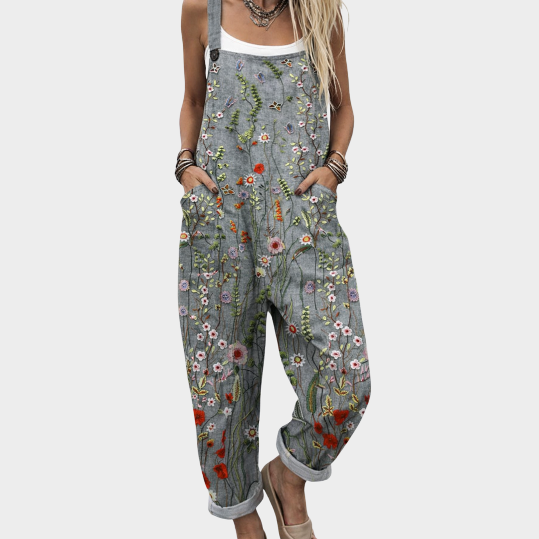Effortless Flowy Floral Jumpsuit for Women