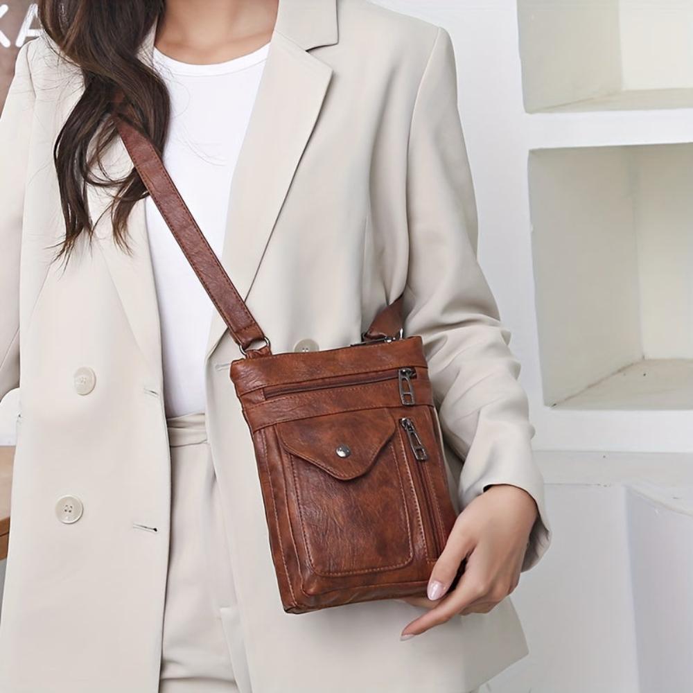 Stylish Crossbody Bag for Women with Retro Design