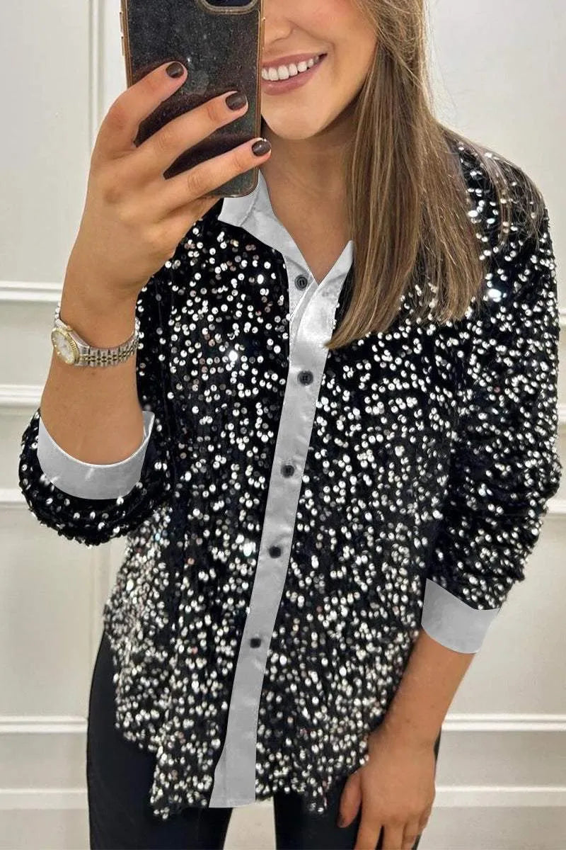 Effortless Blouse for Women with Collared Casual Style