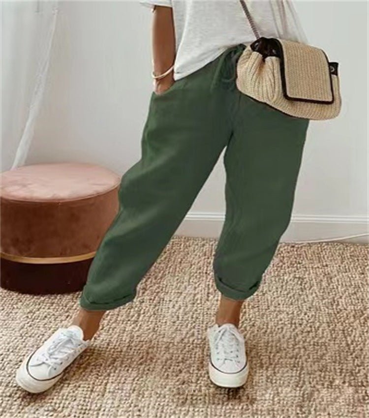 Comfortable Printed Lace Pants for Women