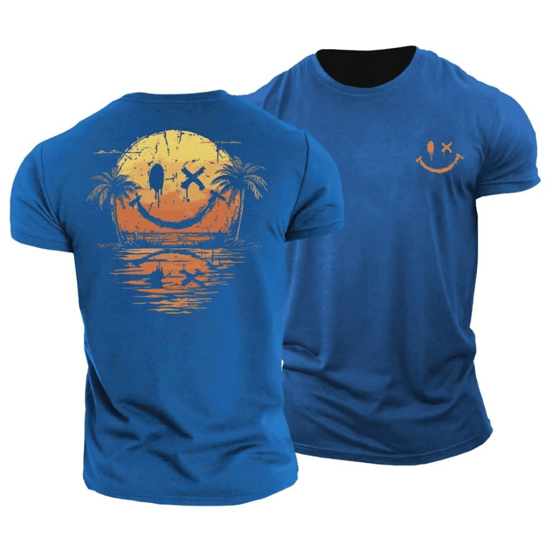 Classic Shirt for Men with Crew Neck