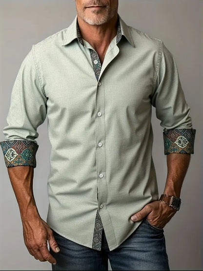Comfortable Flowy Button Down Shirt for Men