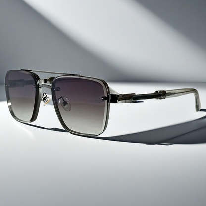 Classic Sunglasses for Men with Squared Frame Design