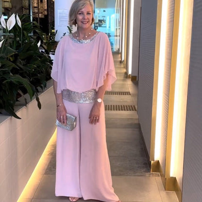 Effortless Two Piece Set for Women with Wide Sleeve
