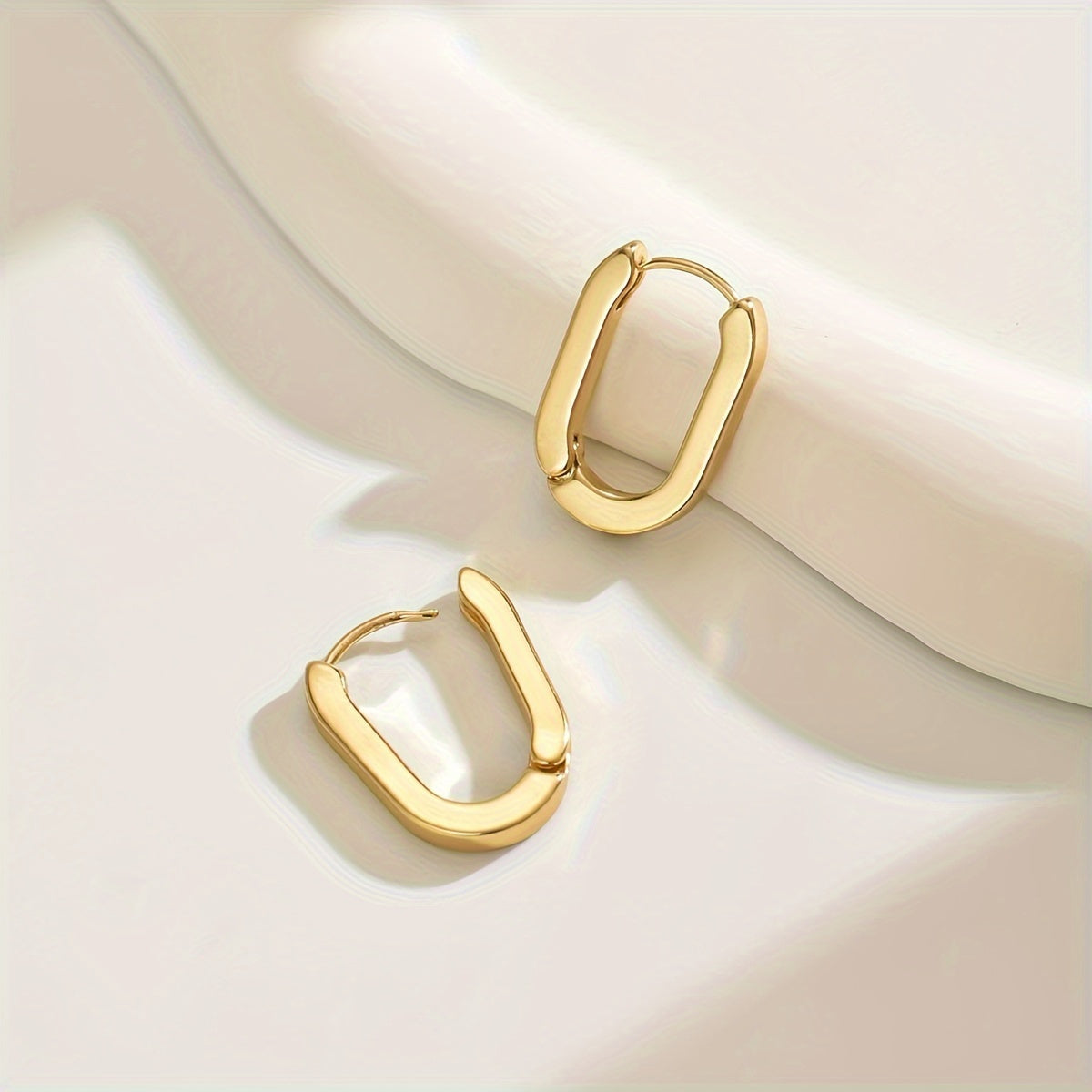 Elegant Geometric Hoop Earrings for Women