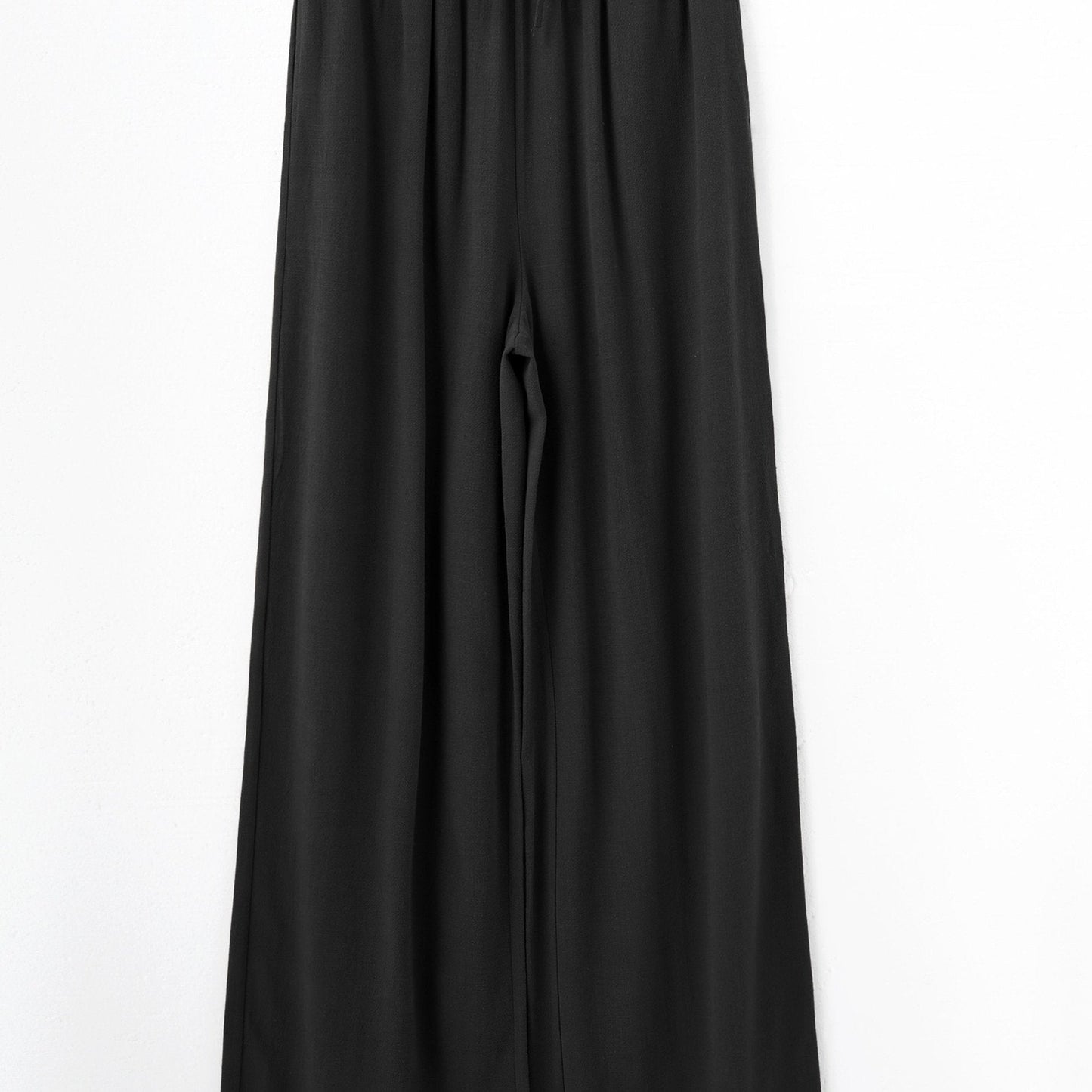 Effortless Wide Leg Pants for Women with Drawstring High Waist Relaxed Style