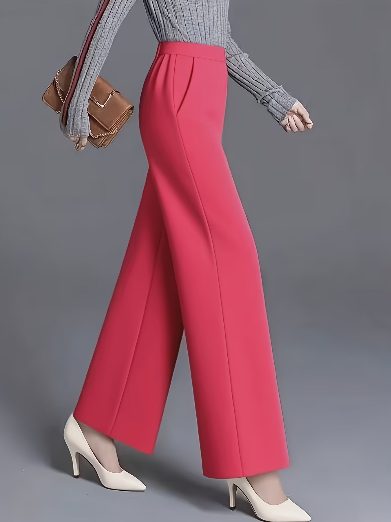 Effortless Wide Leg Pants for Women with High Waist