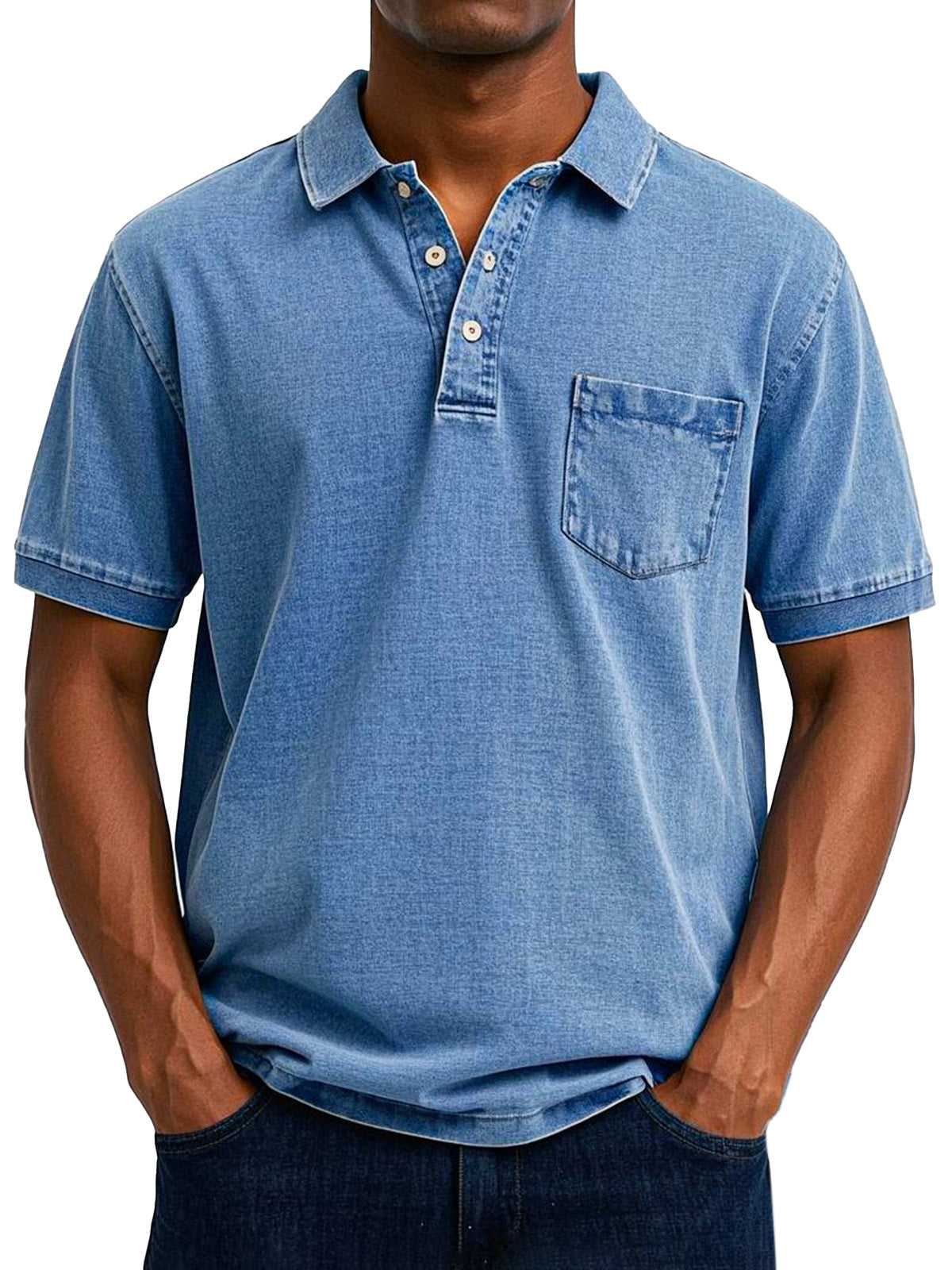 Effortless Polo Shirt for Men with Vintage Casual Style