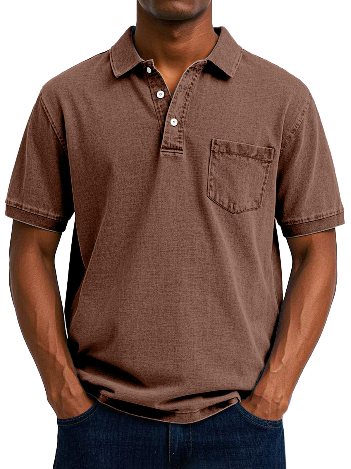 Effortless Polo Shirt for Men with Vintage Casual Style