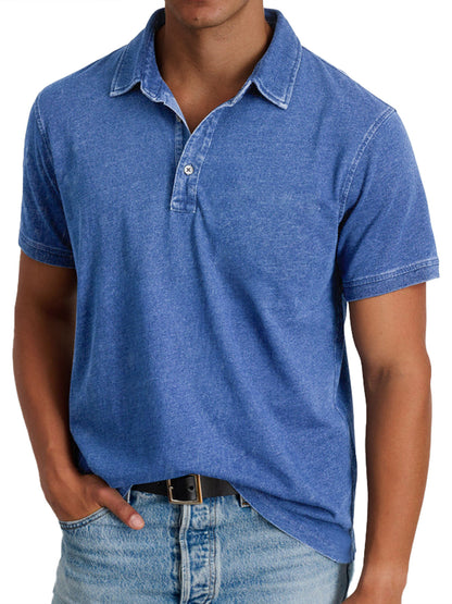 Stylish Flowy Polo Shirt for Men