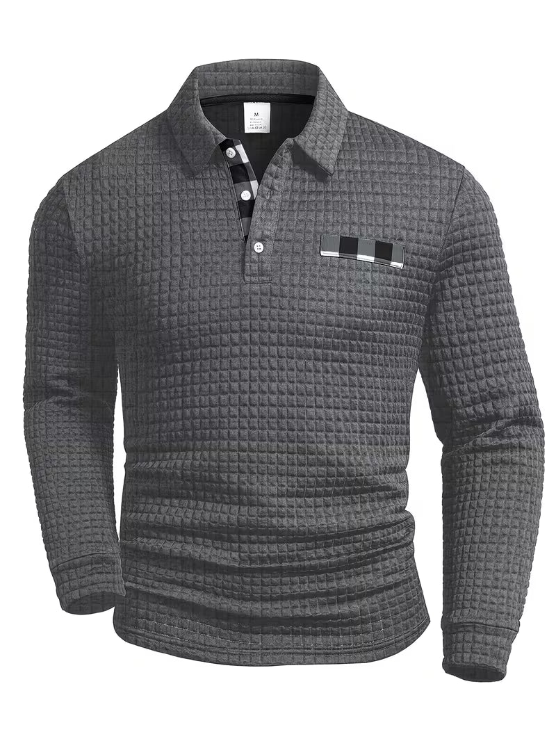 Stylish Plaid Button Down Shirt for Men