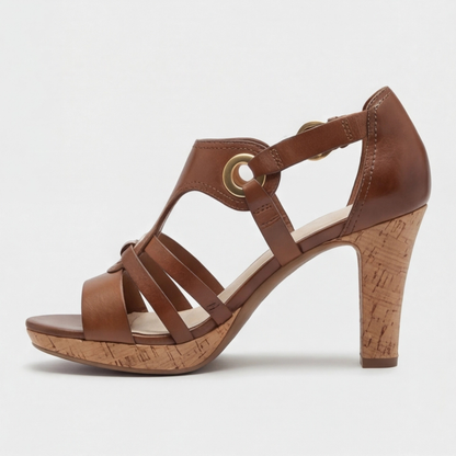 Comfortable Heels for Women with Open Toe Orthopedic Cushioned Style