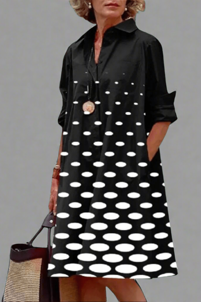 Stylish Black Midi Dress for Women