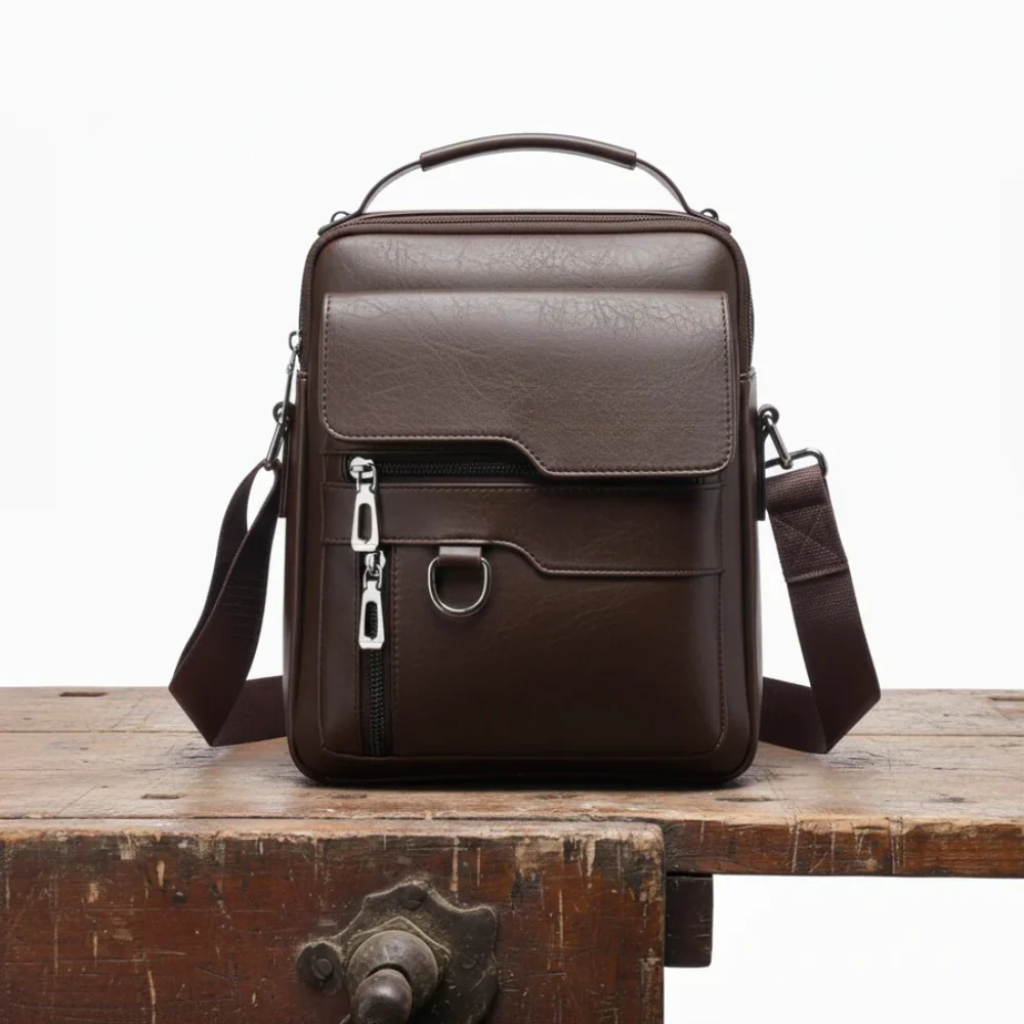 Classic Crossbody Bag for Men with Slim Design