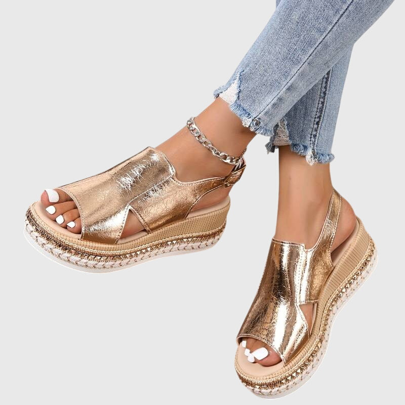 Comfortable Orthopedic Sandals for Women with Slingback Cushioned Style
