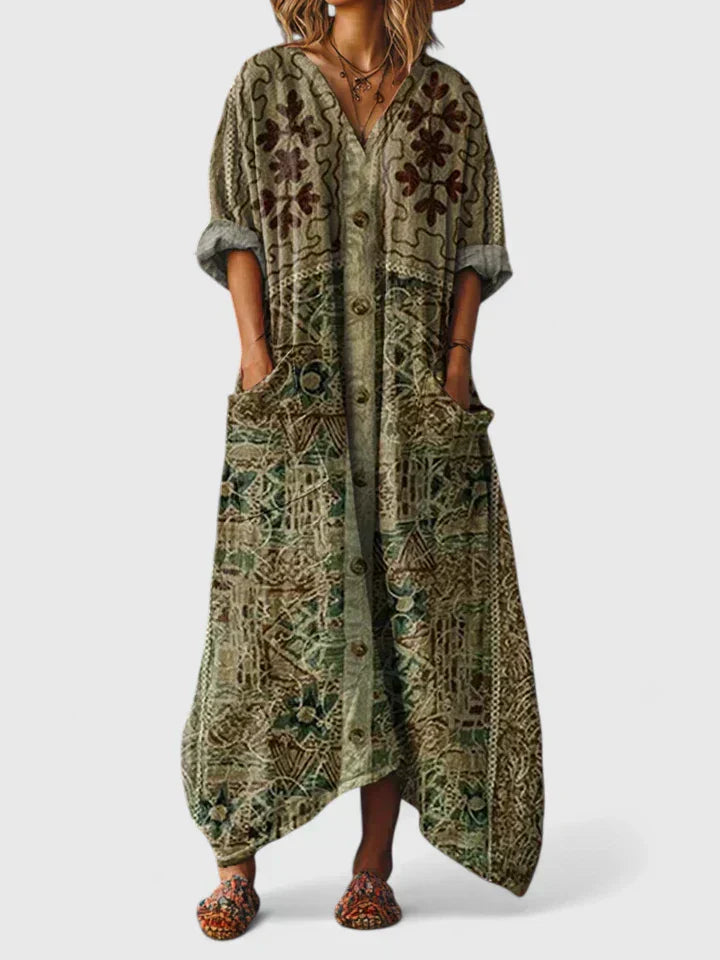 Elegant Mini Dress for Women with Pocket Casual Style