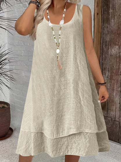Elegant Evening Dress for Women with Sleeveless Formal Wedding Guest Style