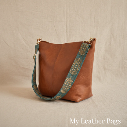 Stylish Brown Crossbody Bag for Women with Vintage Design