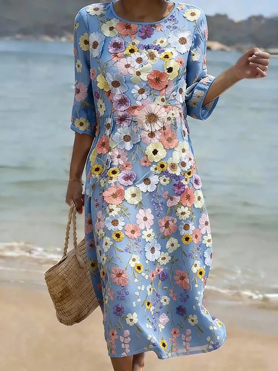 Effortless Flowy Floral Dress for Women