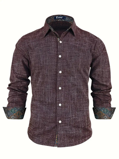 Comfortable Flowy Button Down Shirt for Men