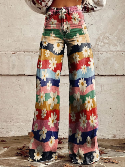 Effortless Floral Pants for Women