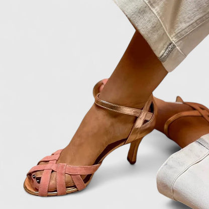 Comfortable Heels for Women with Orthopedic T Strap Style