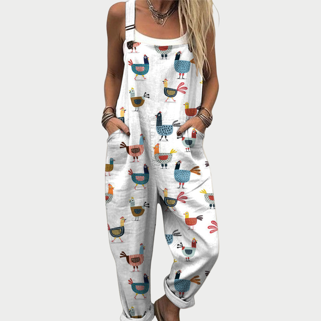 Comfortable White Jumpsuit for Women
