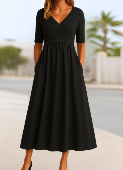 Effortless Airy Midi Dress for Women