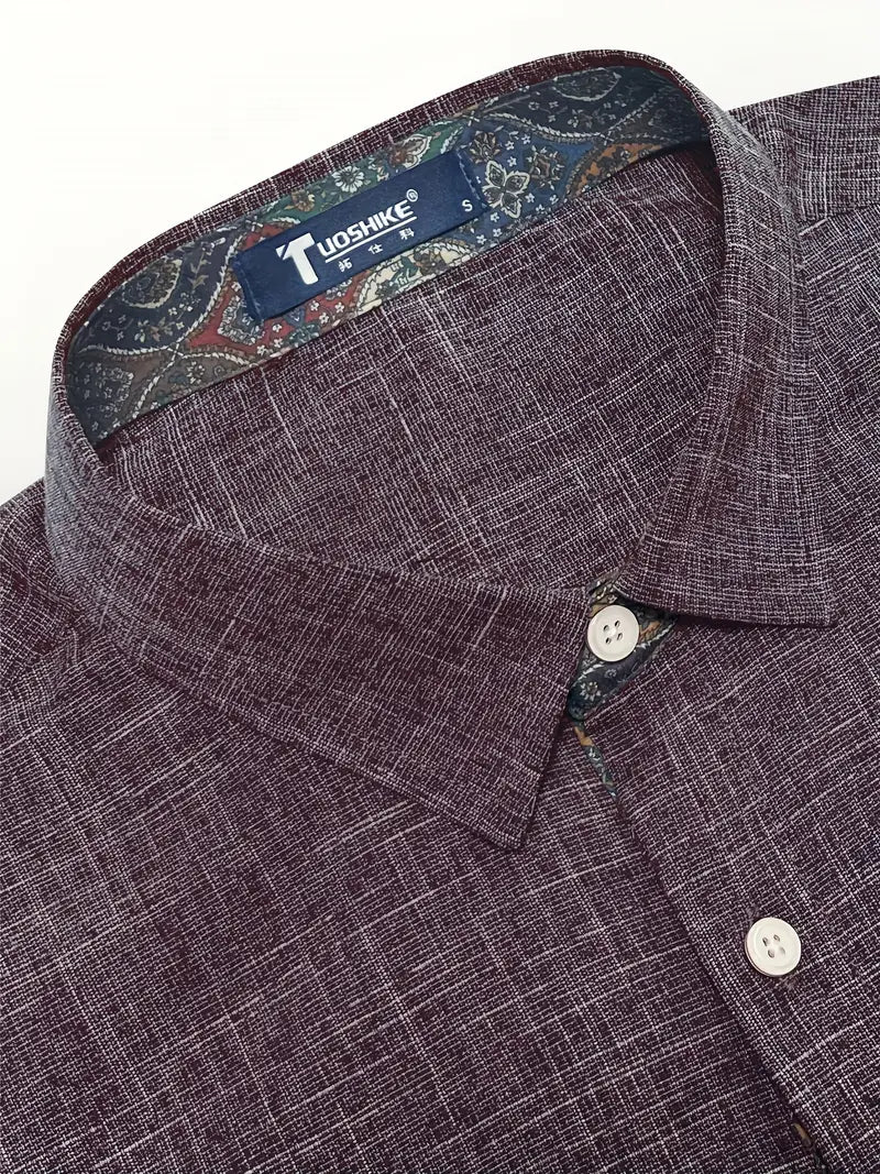 Comfortable Flowy Button Down Shirt for Men
