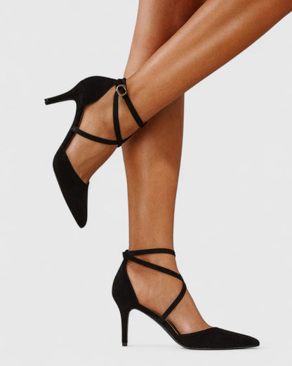 Comfortable Black Heels for Women