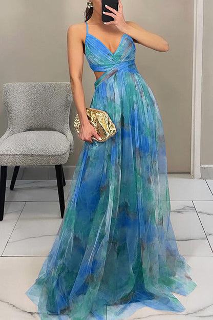Elegant Flowy Maxi Dress for Women