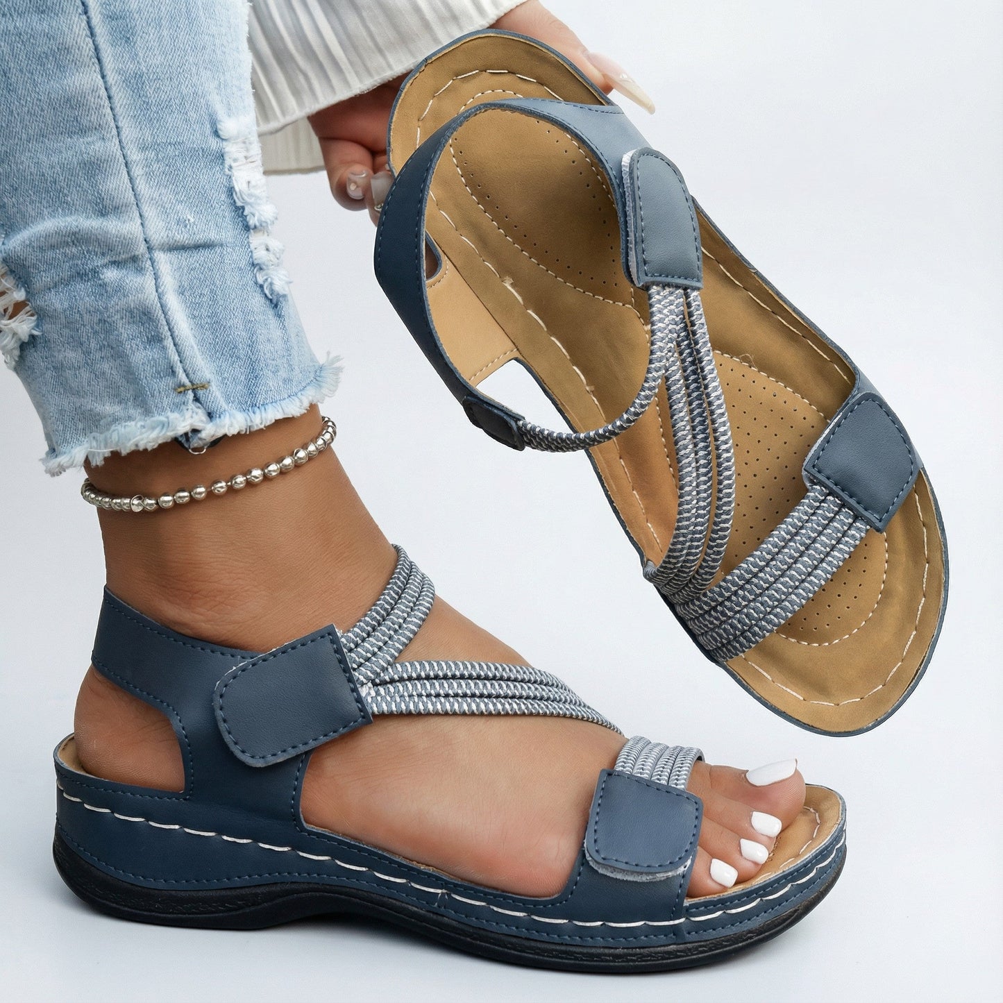 Comfortable Orthopedic Sandals for Women with Cushioned Breathable Style