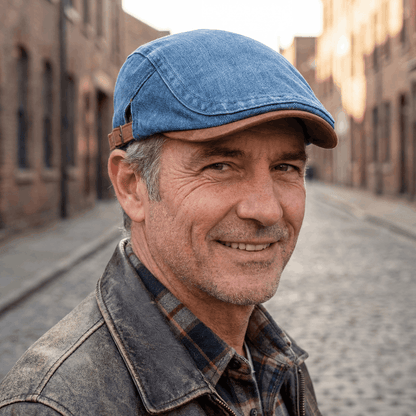 Stylish Cap for Men with Retro Workwear Design