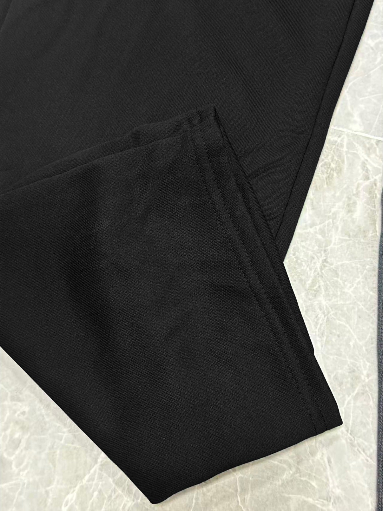 Effortless Black Cargo Pants for Women with Drawstring High Waist Wide Leg Style