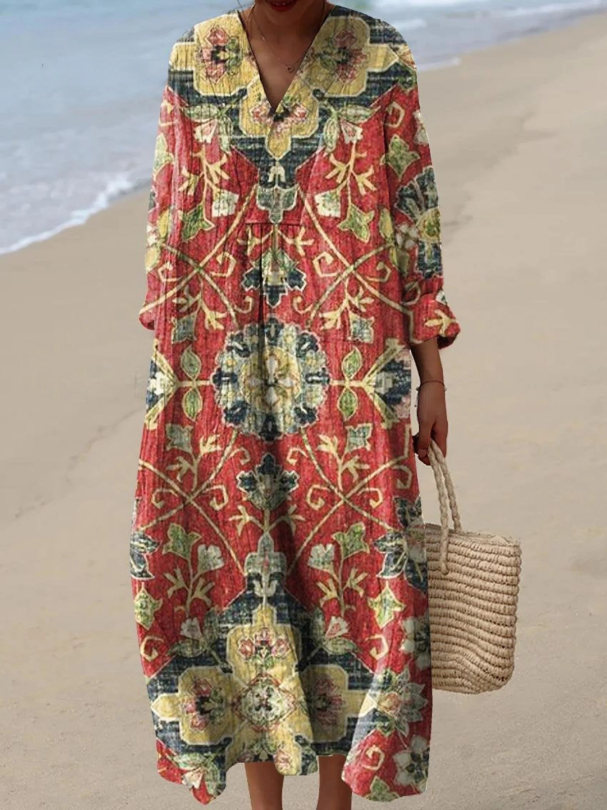 Effortless Floral Mini Dress for Women with Vintage Casual Style
