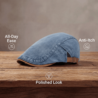 Stylish Cap for Men with Retro Workwear Design